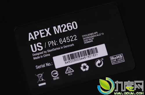 赛睿发布APEX M260游戏机械键盘：超窄边框