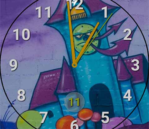 谷歌推出Android Wear表街头艺术风格表盘应用“街头艺术系列表盘(Street Art watch face)”