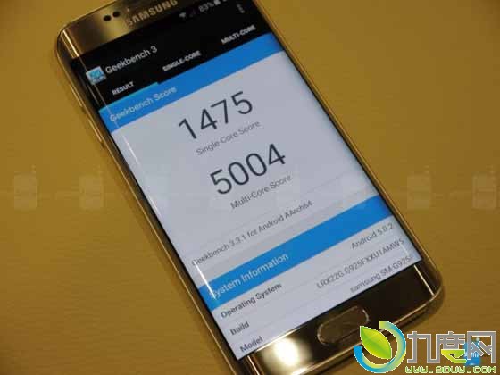 Android机皇！三星Galaxy S6安兔兔、Geekbench 3以及AndroBench跑分曝光