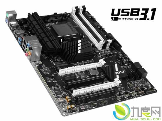 微星发布首款USB 3.1接口AMD主板“970A SLI Krait Edition”