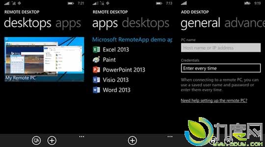 微软发布Windows Phone远程桌面（Microsoft Remote Desktop）应用