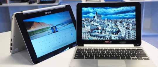 华硕发布质感高端可折叠Chromebook电脑:Chromebook Flip