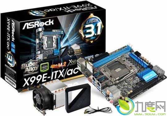 两个USB 3.1！华擎发布强悍X99E-ITX/ac主板