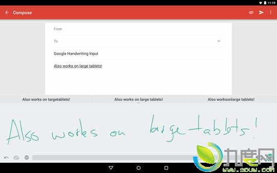 谷歌发布Android平台全新手写输入应用--Google Handwriting Input