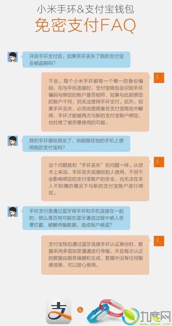 带上小米手环实现支付宝1秒付款