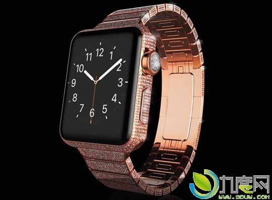18k黄金钻石版Apple Watch智能手表来了！可买几辆车了