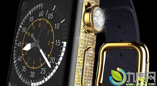 18k黄金钻石版Apple Watch智能手表来了！可买几辆车了