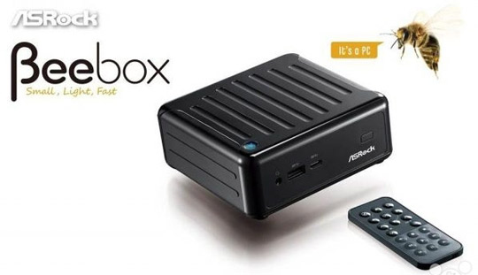 华擎推出全球首款配USB Type-C接口迷你PC电脑ASRock Titled Beebox