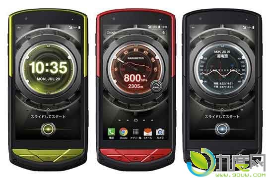 KDDI发布全球首款防海水Android智能手机Torque G02,拥有IPX5/IPX8等级防水性能
