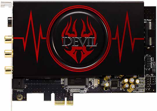 迪兰恒进发布高品质独立声卡Devil HDX