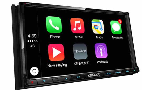 建伍推出CarPlay和Android Auto车载多媒体接收机,建伍DDX9702S和建伍EXCELON DDX9902S