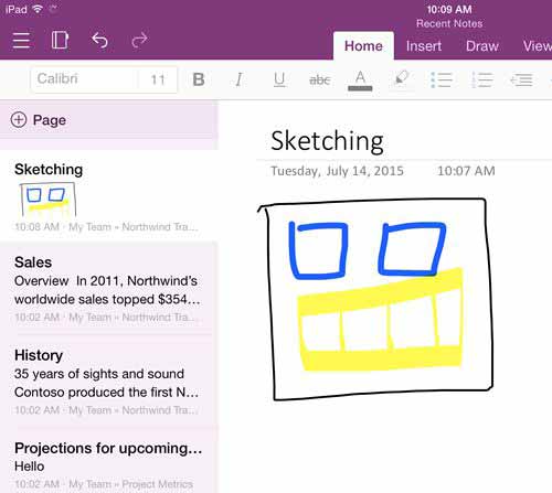 微软OneNote Android版和iOS版重大升级,iPad版和iPhone版OneNote将整合为iOS系统通用版