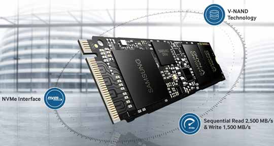 读写可达2.5GB/s！三星发布全新950 PRO SSD固态硬盘