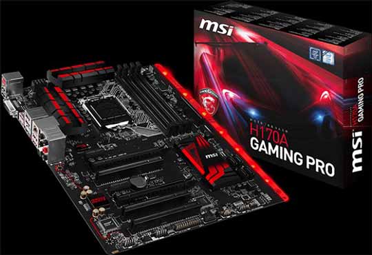微星推出H170和B150系列Skylake主板：H170A和B150A Gaming Pro