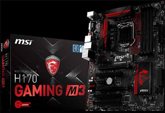 微星推出H170和B150系列Skylake主板：H170A和B150A Gaming Pro