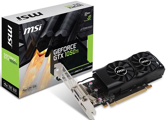 微星发布首款半高式刀卡GTX 1050 Ti
