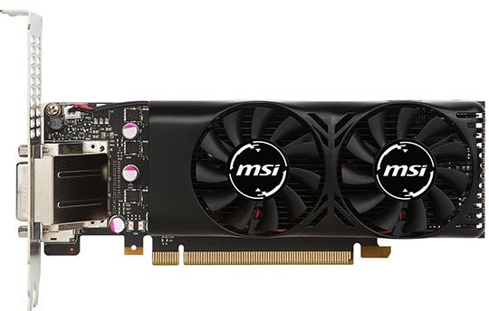微星发布首款半高式刀卡GTX 1050 Ti