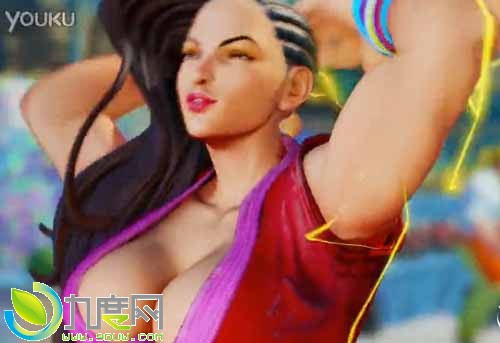 《街头霸王5》最性感劳拉：巨乳电臀的巴西柔术妹子看红脸