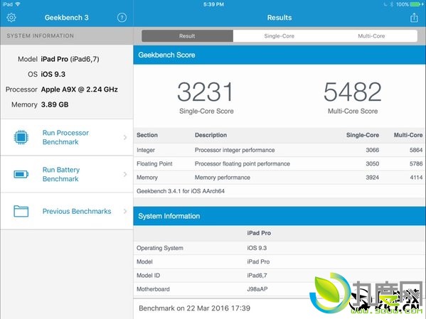 9.7寸iPad Pro性能实测：处理器缩水严重