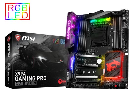 微星发布X99A GAMING PRO CARBON主板:首款前置Type-C
