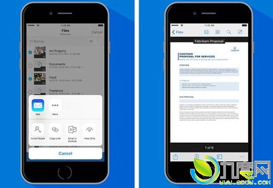 iOS版OneDrive 7.4更新：支持SharePoint Server访问