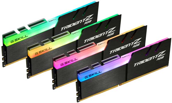 芝奇发布Trident Z RGB幻光戟系列32GB DDR4-4266内存套装