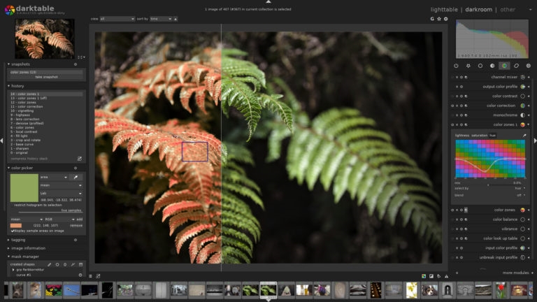 专业摄影师照片及处理图形工具Darktable 2.4.0版本!首度支持Windows