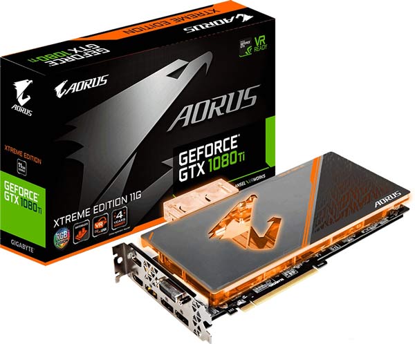 技嘉发布最强GTX 1080 Ti显卡!原厂水冷散热器+LED灯