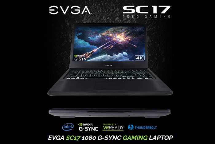 EVGA发布顶级SC17笔记本：硬件配置、散热堪称无敌