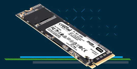 2000MB/s！英睿达首款M.2 NVMe QLC固态盘P1发布：美光3D QLC闪存