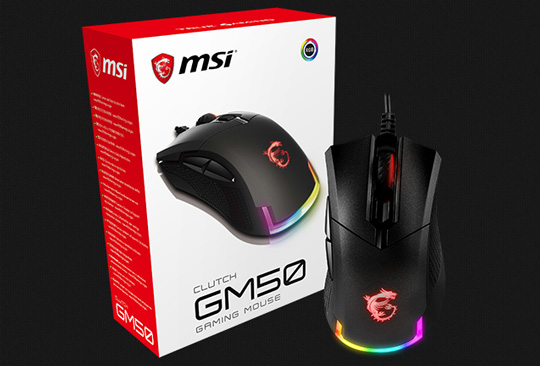 微星推出Clutch GM50 GAMING鼠标和Vigor GK60 GAMING键盘:专为游戏玩家设计