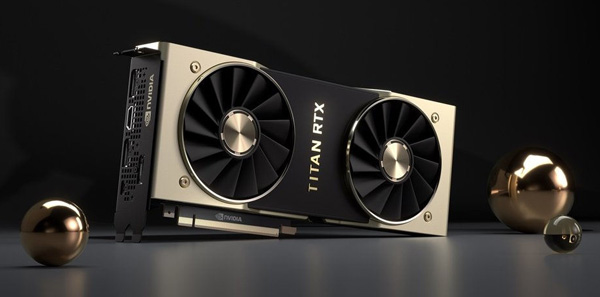NVIDIA发布地球最强新旗舰Titan RTX霸王龙显卡：比RTX 2080Ti提高15%