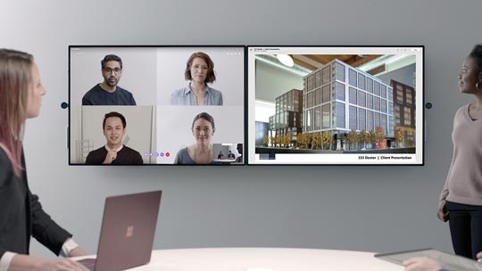微软发布Surface Hub 2巨型会议室！配50.5英寸4K屏