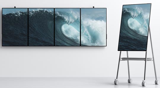 微软发布Surface Hub 2巨型会议室！配50.5英寸4K屏