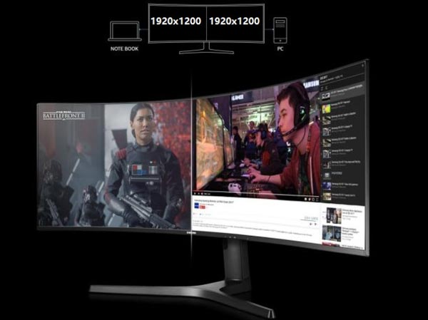 120Hz刷新率！三星新款43英寸超宽曲面显示器C43J89发布