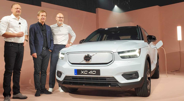 沃尔沃首款纯电动车型XC40发布：续航400km