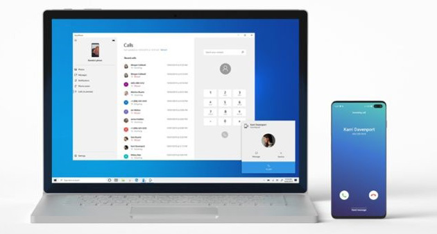 微软Windows 10 Build 18999（20H1）推送：PC上也可拨打电话
