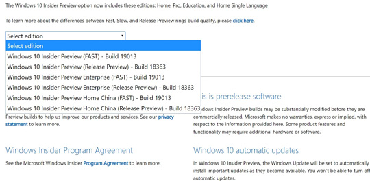 微软Windows 10 Build 19013官方ISO镜像下载