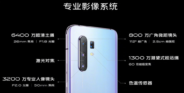 国产首款拍抖音神器！vivo X30全焦段影像系统开放：60倍变焦
