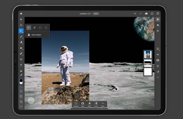 AI抠图来了！iPad版Photoshop更新！