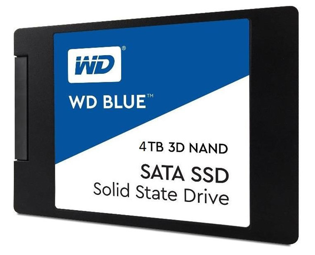 西数蓝盘SSD新增4TB大容量型号：SATA 6Gbps接口
