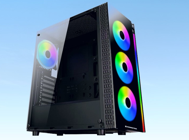 富钧推出全新中塔式机箱Poseidon RGB：预装4个RGB风扇