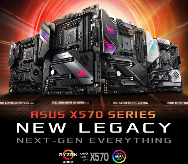 华硕X570主板家族登场：支持PCIe 4.0速度更快