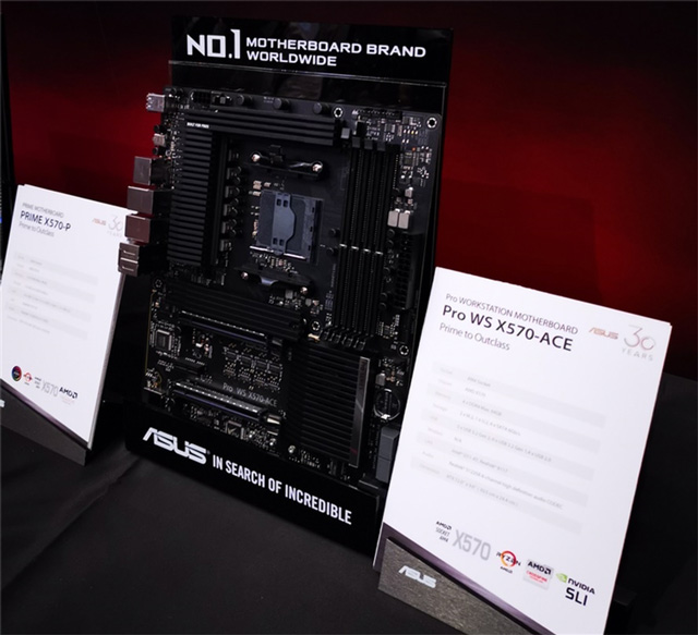 华硕X570主板家族登场：支持PCIe 4.0速度更快