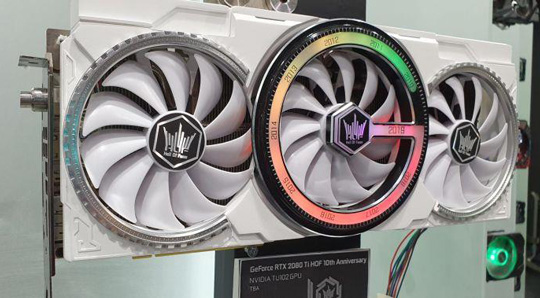 影驰推出顶级GeForce RTX 2080 Ti HOF 10周年纪念版显卡:分冷+水冷混合散热