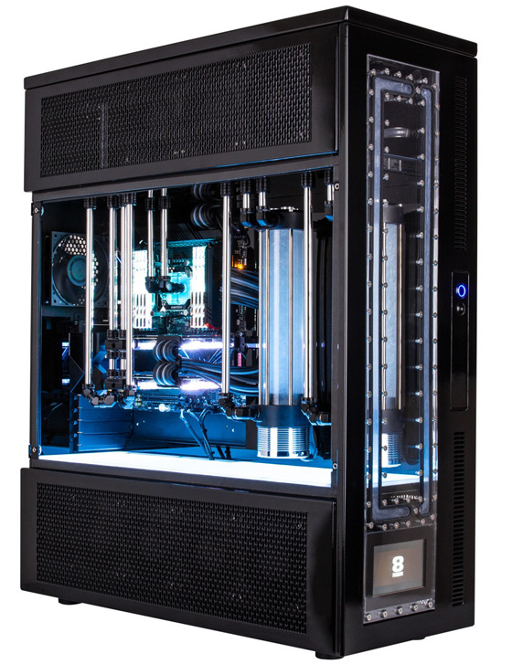 13万！Intel酷睿i9-9990XE顶级主机登场:14核心全5GHz/双路水冷散热