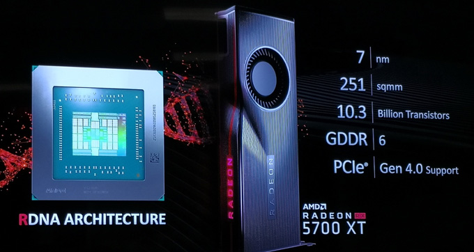 AMD正式发布Radeon RX 5700 XT、RX 5700显卡:搭载GDDR6显存,原生PCIe 4.0