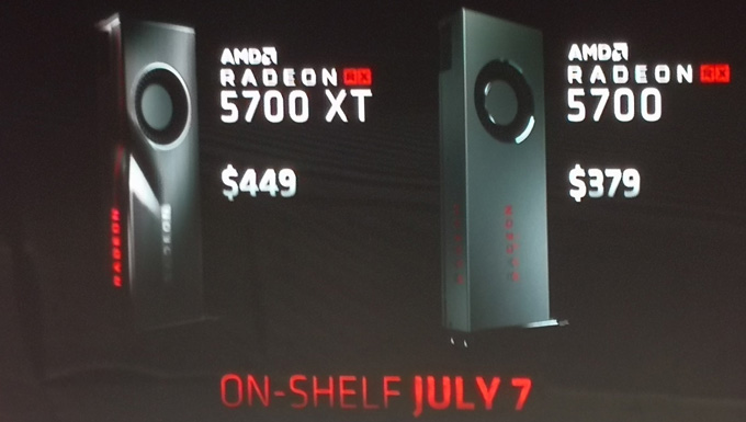 AMD正式发布Radeon RX 5700 XT、RX 5700显卡:搭载GDDR6显存,原生PCIe 4.0
