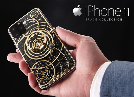 国外制造商提前发布iPhone 11太空定制版：背部浴霸摄像头非常亮眼