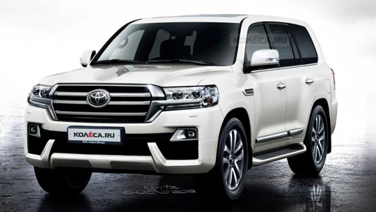 换装3.5L V6双涡轮！丰田新款兰德酷路泽渲染图曝光:2020年亮相